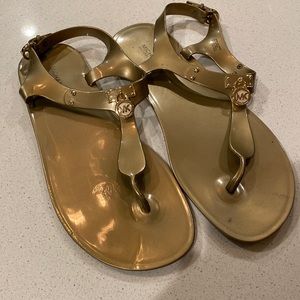 ❌Not For Sale ❌ Michael Kors Gold Sandals